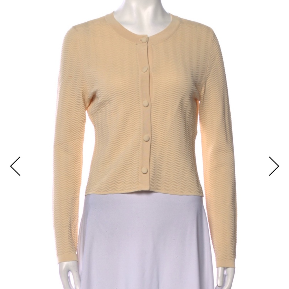 Solid & Striped Women's Cream Cardigan Sweater